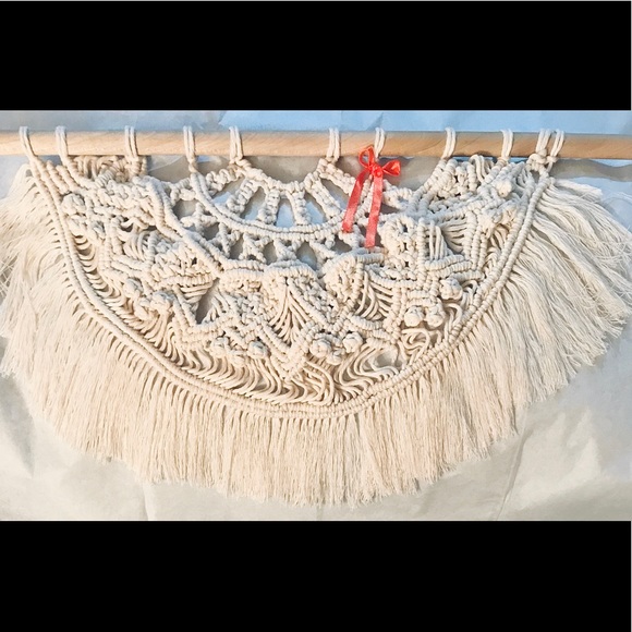 🌟HOST PICK🌟New Soul Embellish Handmade Bohemian Macrame Medallion Home Decor - Picture 5 of 16